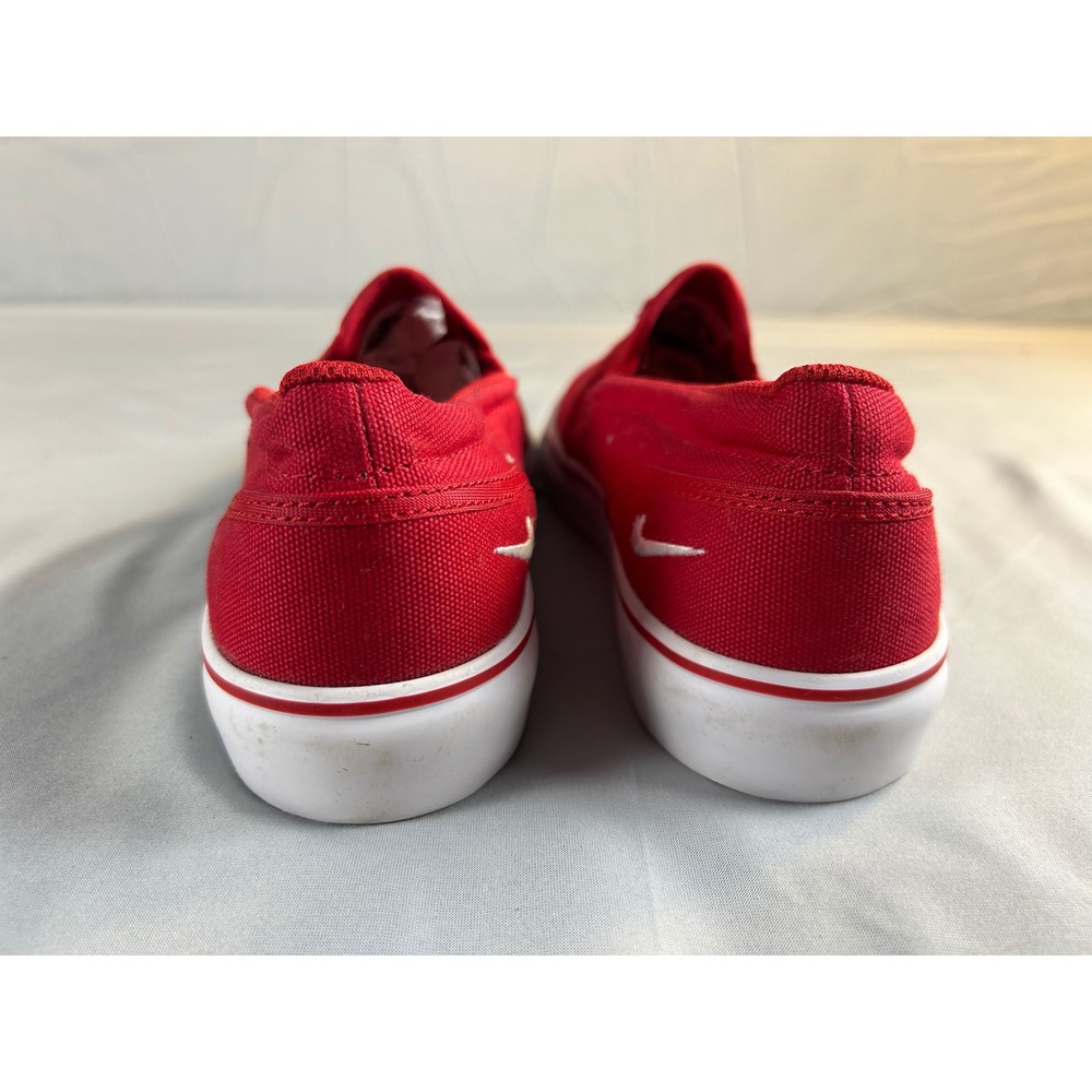 Nike Court Royale AC Slip On Red Canvas Sneakers 719739-600 Mens 4.5 Womens 6Y - Picture 5 of 5